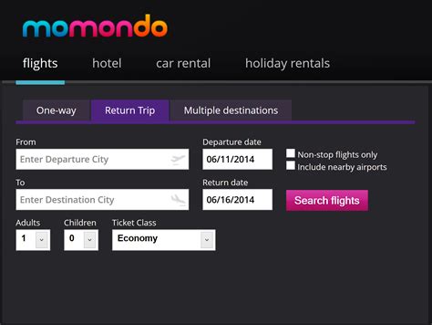 momondo air ticket